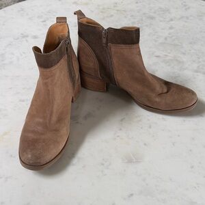 Kork-Ease Tan Ankle Booties